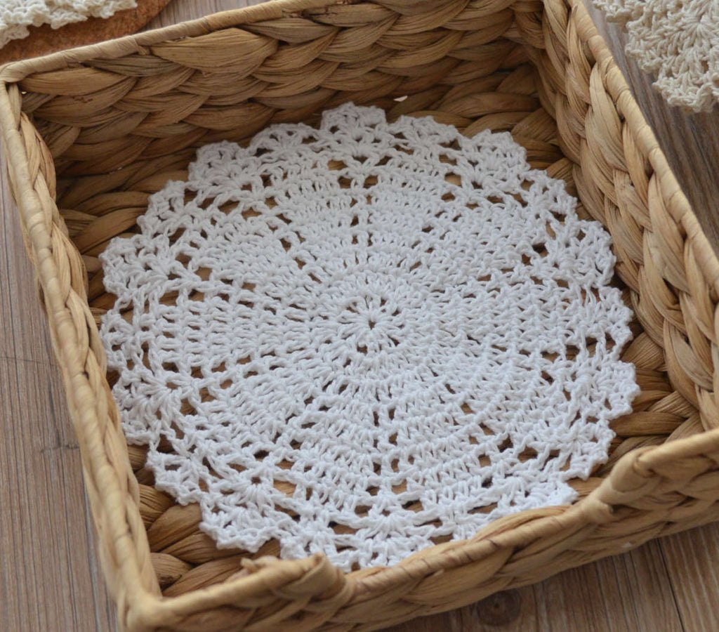 crochet dresser doilies Herrschners Beach Sand Doily Table Runner Crochet Kit