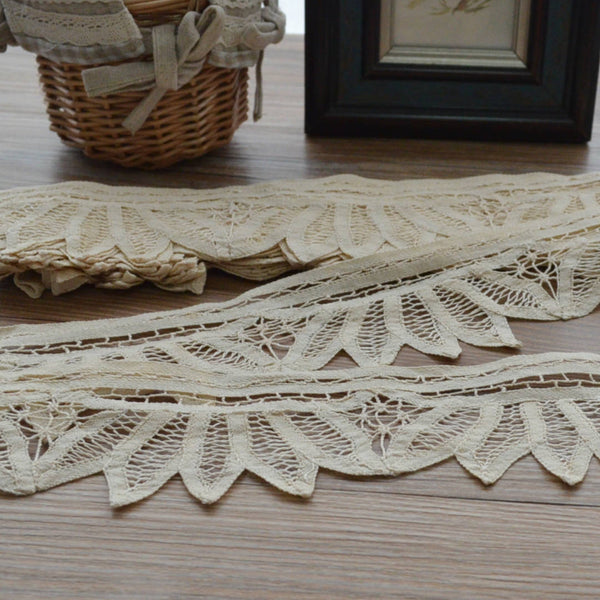 Ecru Victorian Battenburg Lace Trim